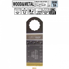 Погружное пильное полотно "extra-long" 32 мм для древесины и металла серия OMS13